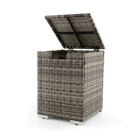 Rattan Gas Propane Tank Cover for 20 lbs Propane Tanks (Type: Fire Pits, Color: Grey)